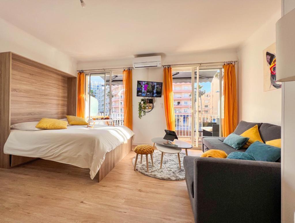 Appartement Vue Mer Parking Prive Place Med Canet-en-Roussillon Ngoại thất bức ảnh